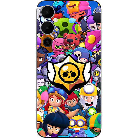 Силіконовий чохол Case для Tecno Pova Neo 2 (LG6n) з картинкою Персонажі Бравл, фото 1