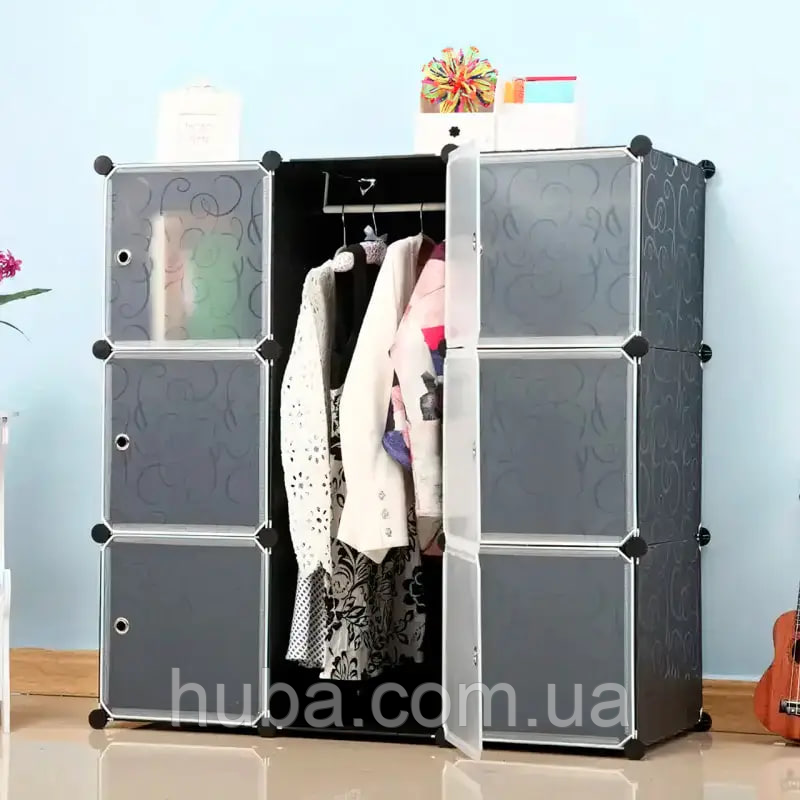 Складана пластикова шафа для взуття та одягу Storage Cabinet MP-39-61