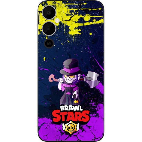 Силіконовий чохол Case для Tecno Pova Neo 2 (LG6n) з картинкою Бравл Мортіс, фото 1