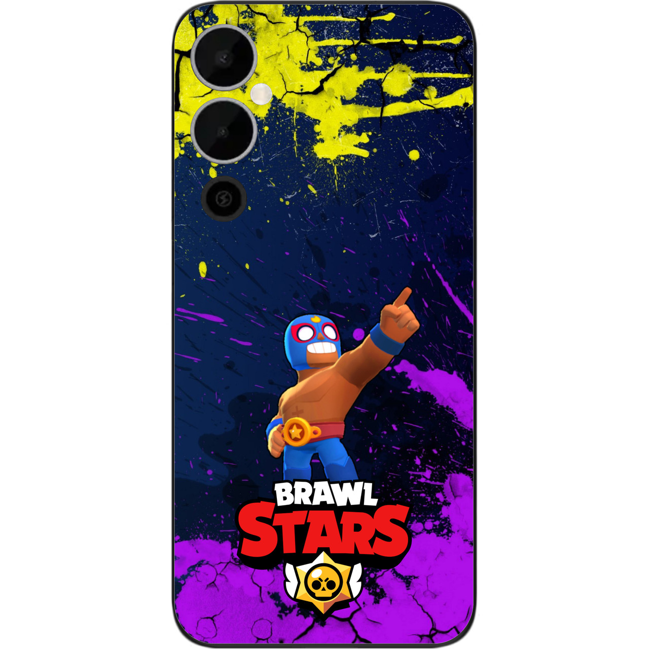 Силіконовий чохол Case для Tecno Pova Neo 2 (LG6n) з картинкою Бравл Примо