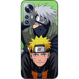 Силіконовий чохол Case для Xiaomi 12/12X з картинкою Наруто та Какасі