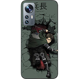 Силіконовий чохол Case для Xiaomi 12/12X з картинкою Капітан Аккерман