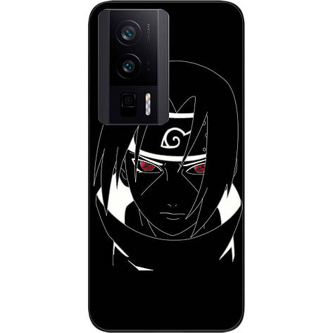 Силіконовий чохол Case для Xiaomi Poco F5 Pro з картинкою Itachi Uchiha, фото 1