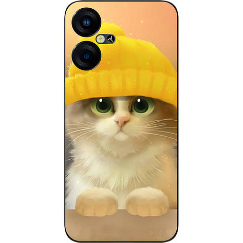 Оригінальний бампер Case для Tecno Pova Neo 3 (LH6n) з картинкою Кошеня, фото 1