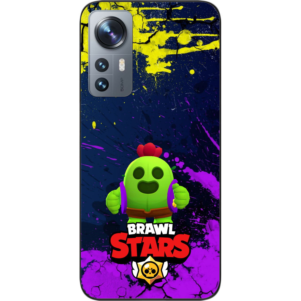 Силіконовий чохол Case для Xiaomi 12/12X з картинкою Бравл Спайк