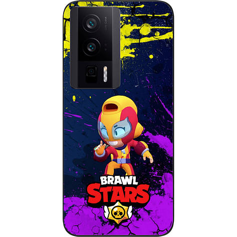 Силіконовий чохол Case для Xiaomi Poco F5 Pro з картинкою Бравл Макс, фото 1