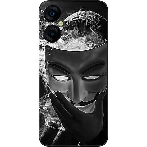 Силіконовий чохол Case для Tecno Pova Neo 3 (LH6n) з картинкою Маска, фото 1