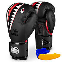 Спортивные профессиональные боксерские перчатки Phantom Fight Squad Schwarz Black 16 унций r_2900