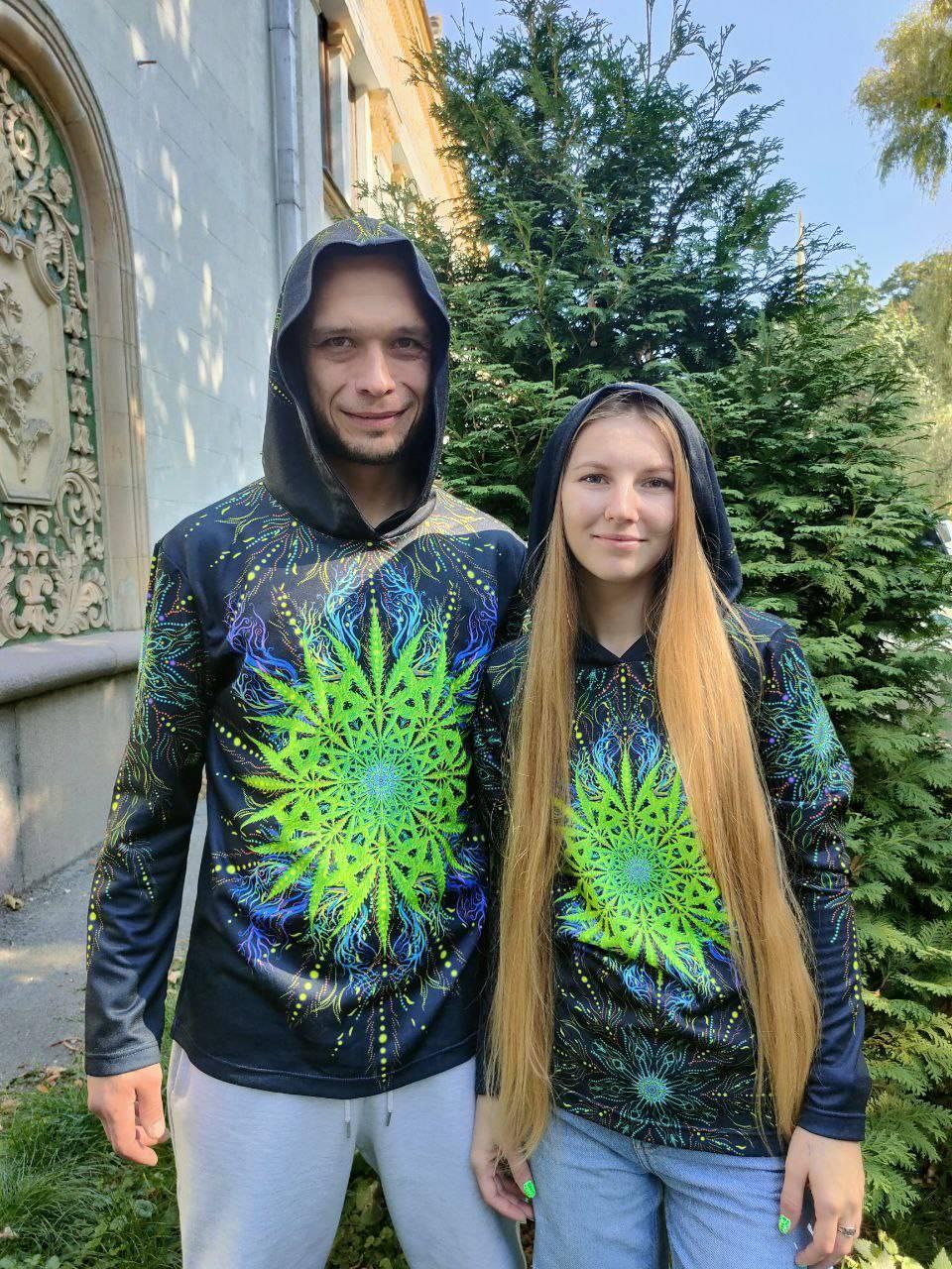 Лонгслів із капюшоном Jahmandala (L)