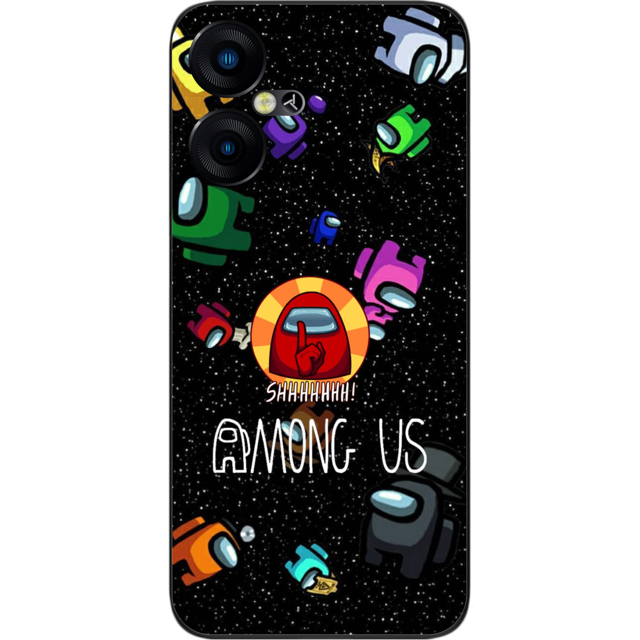 Силіконовий чохол Case для Tecno Pova Neo 3 (LH6n) з картинкою Among Us Тихий