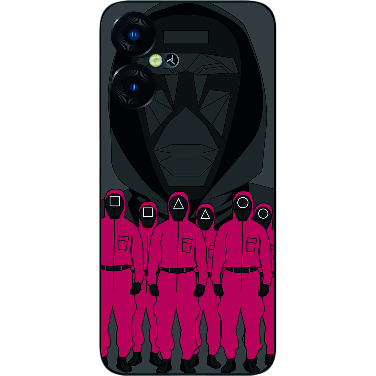 Силіконовий чохол Case для Tecno Pova Neo 3 (LH6n) з картинкою Гра в кальмаращики