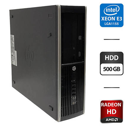 Комп'ютер HP Compaq Elite 8300 SFF/ Xeon E3-1220 v2/ 8 GB RAM/ 500 GB HDD/ Radeon HD 5450 512MB, фото 1