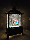 Зимова казка музичний новорічний світильник, декор світильник від usb Snow Lantern, фото 4
