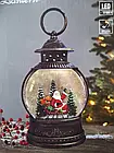 Зимова казка музичний новорічний світильник, декор світильник від usb Snow Lantern, фото 9