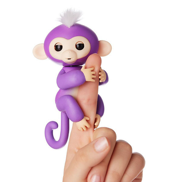 Ручна інтерактивна мавпочка Happy Monkey Fingerling