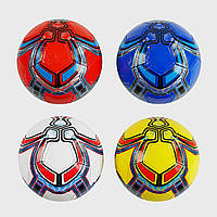 М'яч футбольний C 50200 (100) 4 різновиди, матеріал PVC, 270-280 грамів, розмір No5