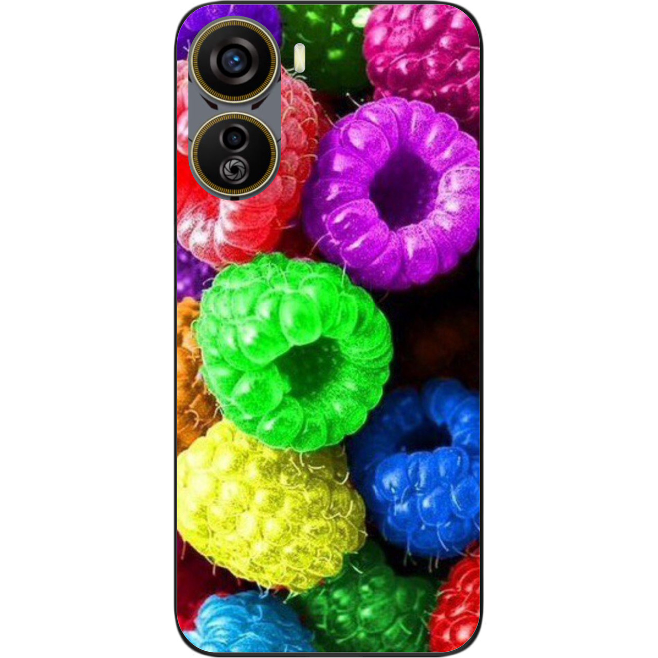 Силіконовий чохол Case для ZTE Nubia Neo 5G з картинкою Малина