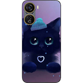 Силіконовий чохол Case для ZTE Nubia Neo 5G з картинкою Кіт