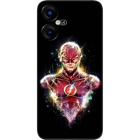 Силіконовий чохол Case для Tecno Pova Neo 3 (LH6n) з картинкою Супергерой Флеш, фото 1