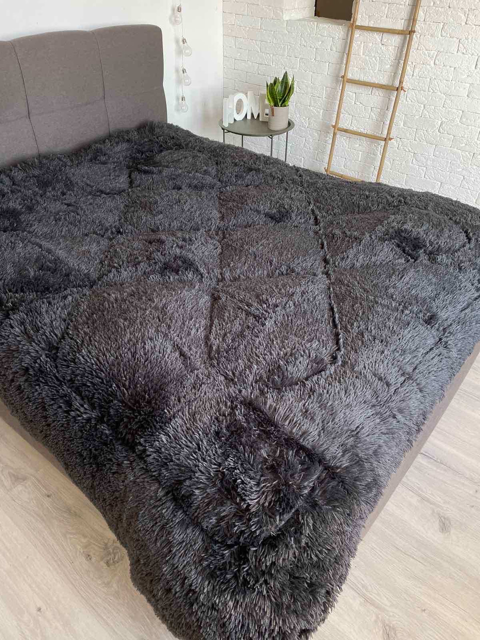 Графіт ковдра травка розмір Євро, фото 1