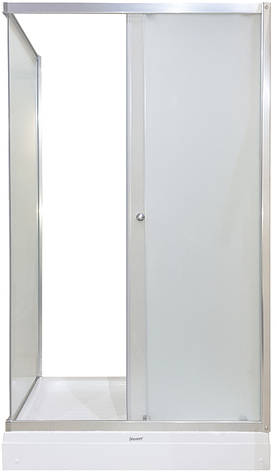 Душова кабіна 120*80*190 прямокутна, скло матове 6 мм, без піддона SHOWER Saturn, фото 2