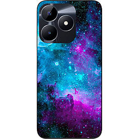 Чохол силіконовий Case для Realme C51 з картинкою Космос