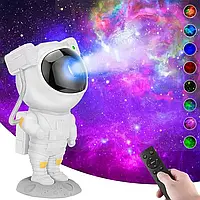 Проектор галактика (Ночные лампы космос) Проектор астронавт Ночник лазерный на пульте управления 8 галактик