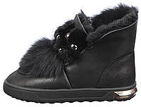 Женские зимние ботинки на низком ходу MM8, Черный, 37