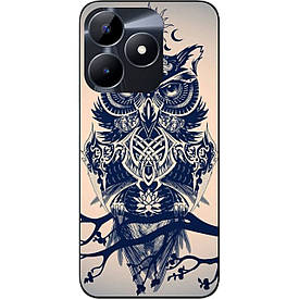 Бампер силіконовий Case для Realme C51 з малюнком Філін