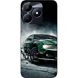 Бампер силіконовий Case для Realme C51 з малюнком Мустанг
