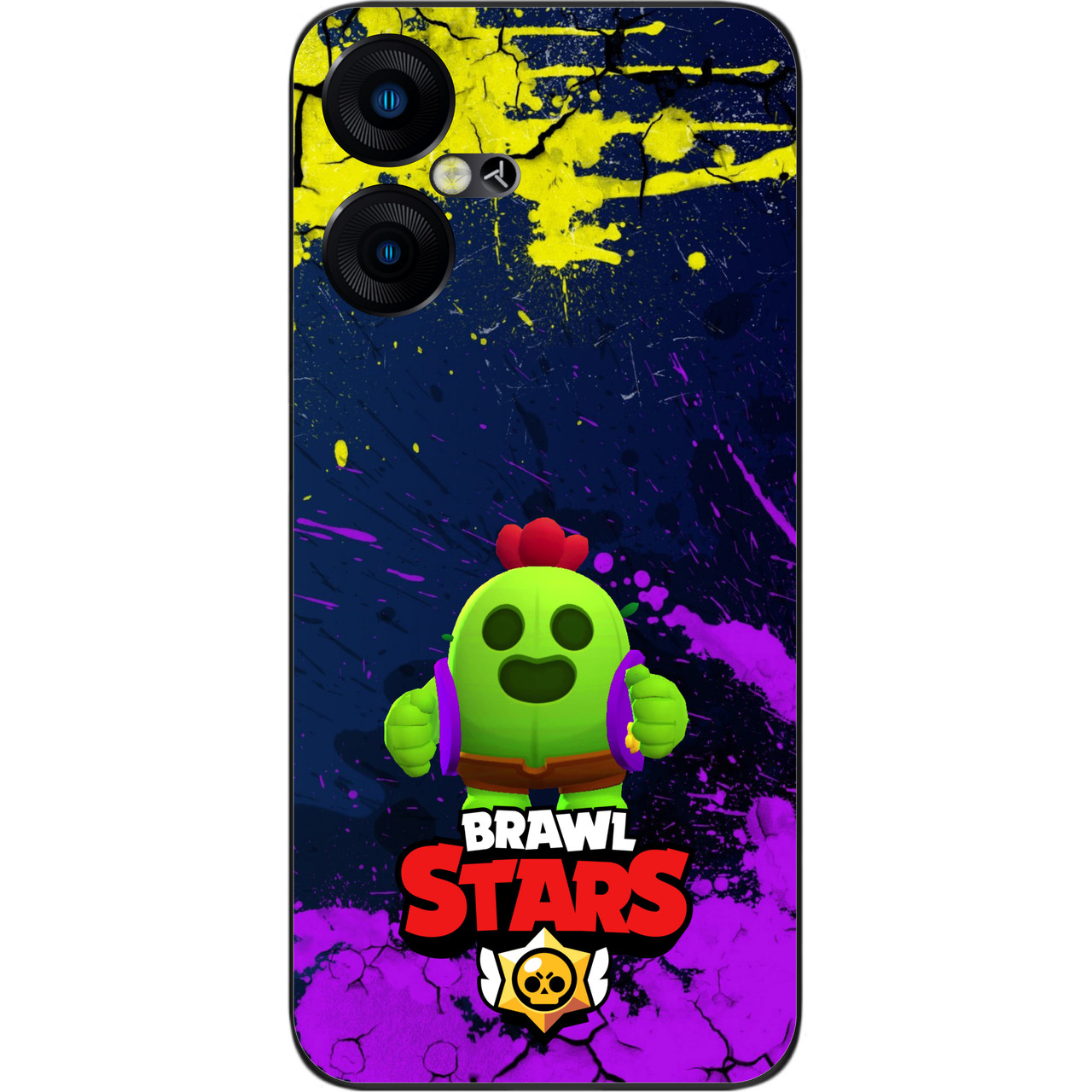 Силіконовий чохол Case для Tecno Pova Neo 3 (LH6n) з картинкою Бравл Спайк