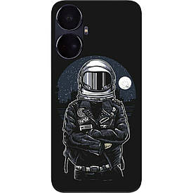 Чохол силіконовий Case для Realme 10 Pro Plus з картинкою Космонавт і місяць