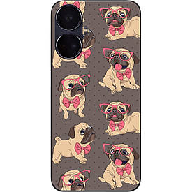 Бампер силіконовий Case для Realme 10 Pro Plus з малюнком Мопсики