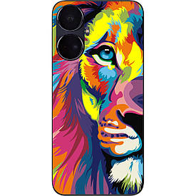 Бампер силіконовий Case для Realme 10 Pro Plus з малюнком Яскравий лев