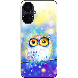Бампер силіконовий Case для Realme 10 Pro Plus з малюнком Сова