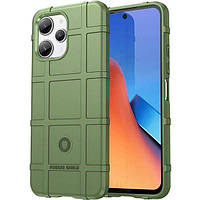 Протиударний чохол Shield для Xiaomi Redmi 12 зелений гумовий бампер