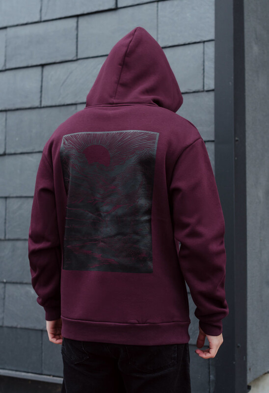 Темно-фіолетове тепле худі Staff wanderlust fleece
