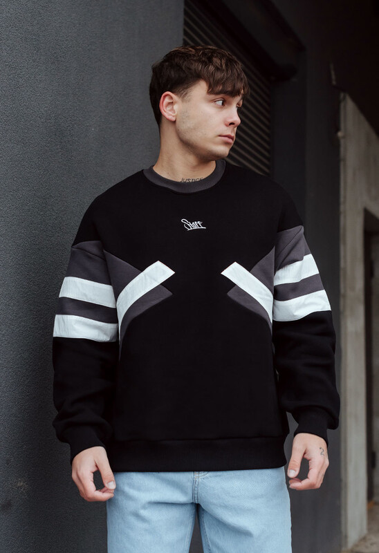Зимовий чоловічий світшот Staff ryb 1 logo fleece oversize