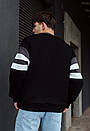 Зимовий чоловічий світшот Staff ryb 1 logo fleece oversize, фото 3