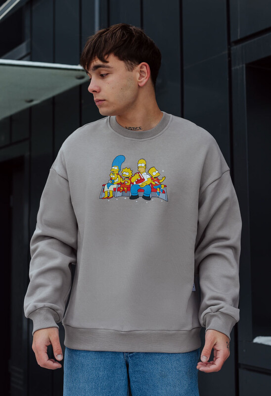 Унісекс світшот з сімпсонами Staff family oversize fleece