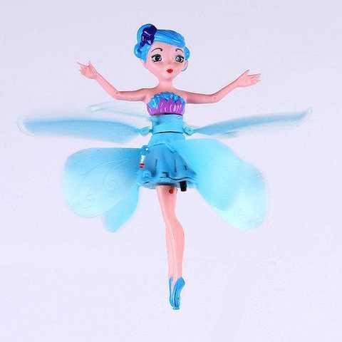 Синя Лялька літаюча фея Fairy RC Flying Ball