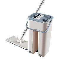 Швабра лентяйка с ведром Supretto Scratch Cleaning Mop со складной ручкой и системой отжима FM227