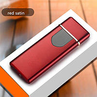 Зажигалка спиральная USB ZGP ABS Красная FM227