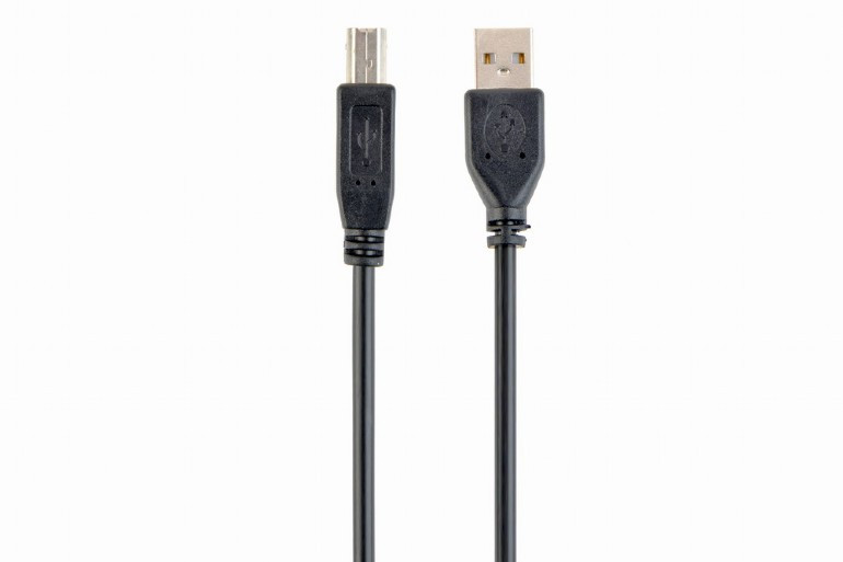 Кабель Cablexpert USB - USB Type-B V 2.0 (M/M), 3.0 м, чорний (CCP-USB2-AMBM-10) - фото 3 - id-p1741707678