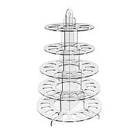 Етажерка EKOSTAR для макарунс на 5 полиць