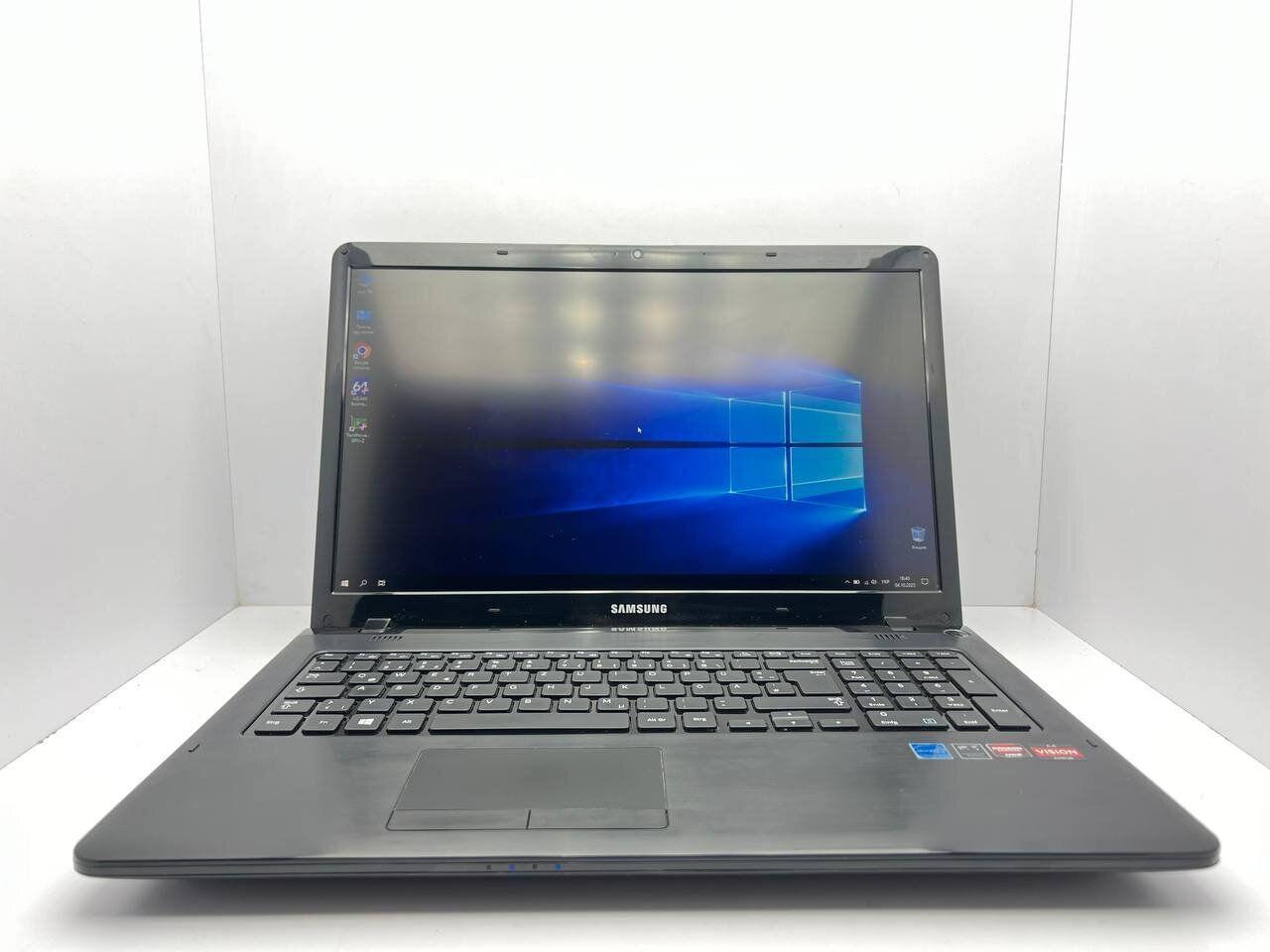 Б/в Ноутбук Б-клас Samsung NP355E7C 17.3" 1600x900| AMD A4-4300M| 8 GB RAM| 240 GB SSD| Radeon HD 7420G