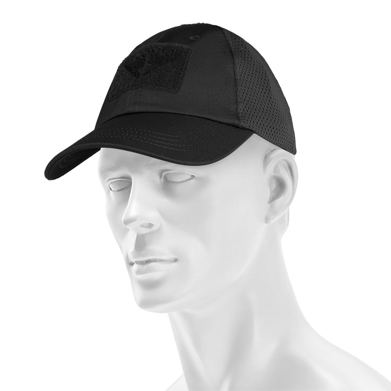 Бейсболка Condor Mesh Tactical Cap - Black - фото 3 - id-p1921358330