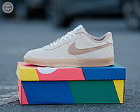 Мужские кроссовки кожаные Nike SB Zoom Blazer бежевые повседневные кеды кеды найк зум блазер