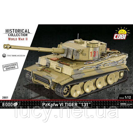 Конструктор Танк COBI Panzerkampfwagen Vi Tiger "131" - виконавче видання