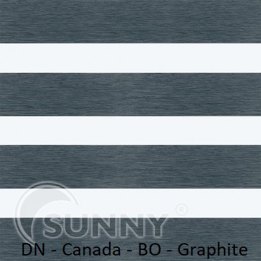 Рулонні штори для вікон Sunny в системі День Ніч, тканина DN-Canada BO
